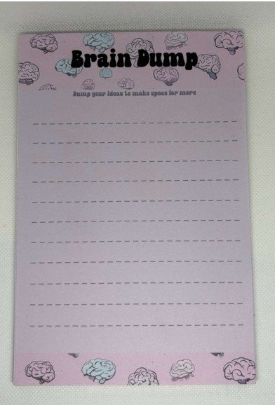 Brain dump notepad