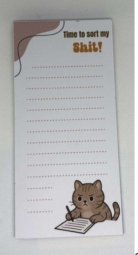 Time to sort my Sh*t Cat