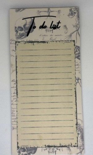Vintage Anatomy To Do List
