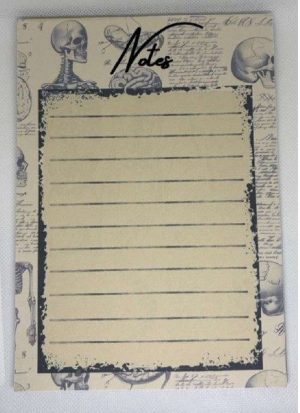 Vintage anatomy Notepad